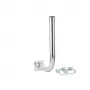 Soporte de balcón Extralink L250x400, 250x400mm, con abrazaderas M8, Acero, galvanizado