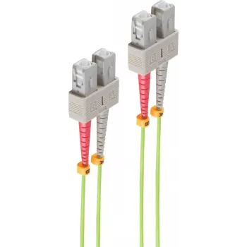 Cable de fibra óptica ShiverPeaks BS07-510715 10 m SC verde