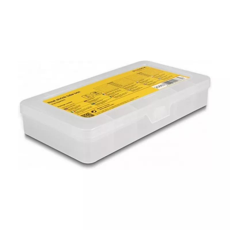 Set de tubo termorretráctil DeLOCK 20863 2:1 transparente 196 uds.