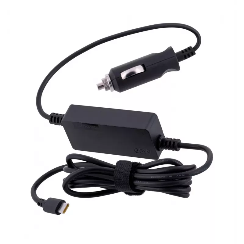 Cargador Lenovo 40AK0065WW para dispositivo móvil y portátil negro DC coche