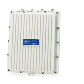 Punto de acceso Wi‑Fi 6 PLANET WDAP-3000AX — Dual-Band 2,4/5 GHz, 2400 Mbit/s, PoE, IP67 aluminio