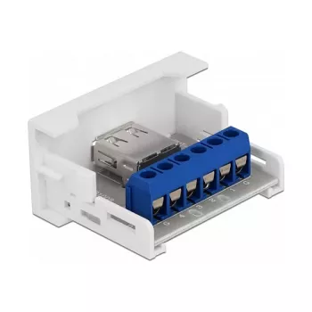 Módulo DeLOCK Easy 45 USB 2.0 Type-A conector hembra a regleta de conexión
