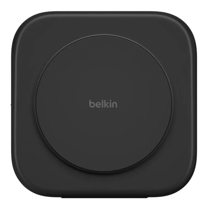 Belkin BoostCharge Pro Qi2 3 en 1 cargador inalámbrico de viaje magnético y plegable, negro, 15 W