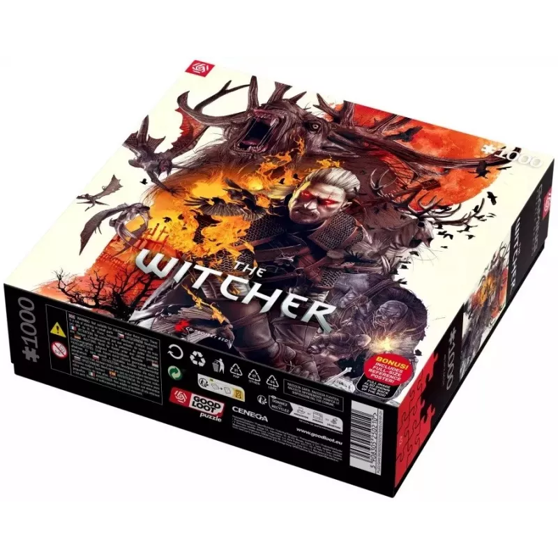 Puzle Good Loot Gaming Puzzle: The Witcher Monsters, 1000 piezas