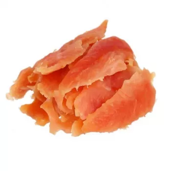 Snacks para perros Hilton Soft Chicken Jerky 500 g bolsa — snack blando de pollo, 45 % proteína, 2,5 % grasa, sin gluten
