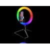 Lámpara anular RGB 26 cm con trípode