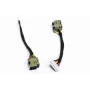 Conector hembra de alimentación con cable, HP Compaq CQ50, CQ60, G50, G60