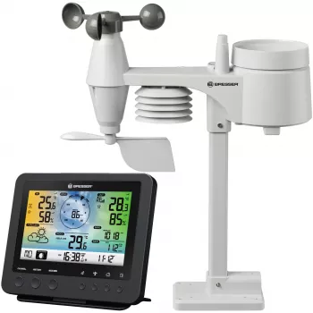 Bresser Optics 7002580 Estación meteorológica digital Negra AC Wi-Fi