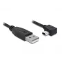 Cable USB DeLOCK 82684 USB 2.0 5m USB A Mini-USB B negro