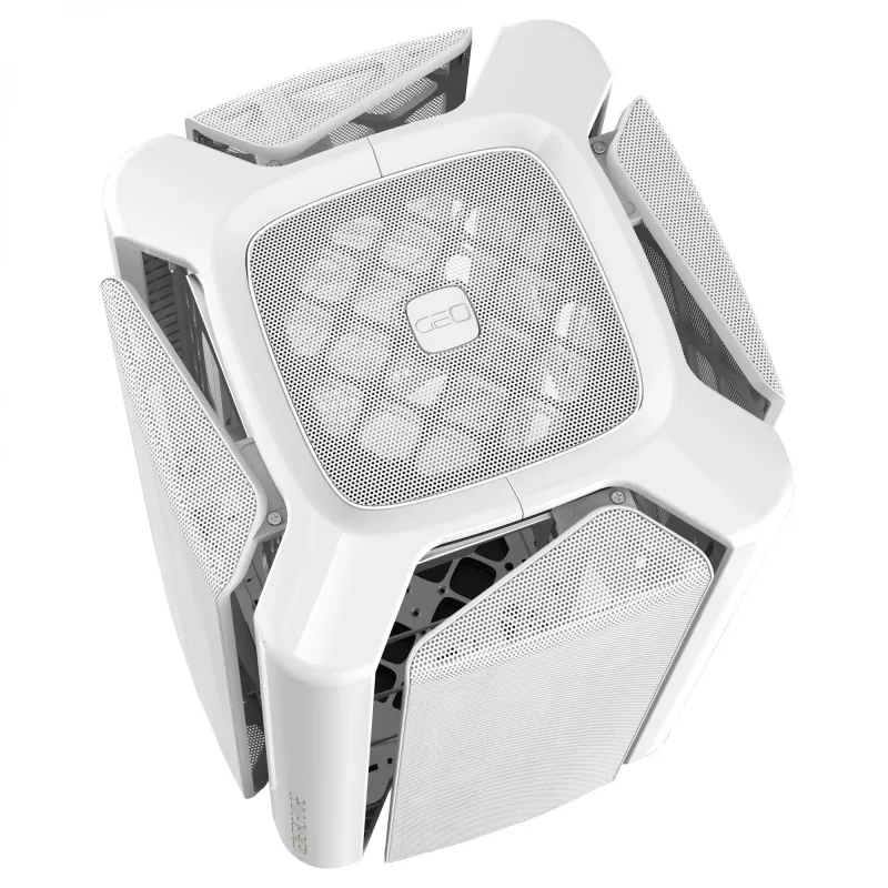 Carcasa Geometric Future M2 THE ARK, Mesh – blanca