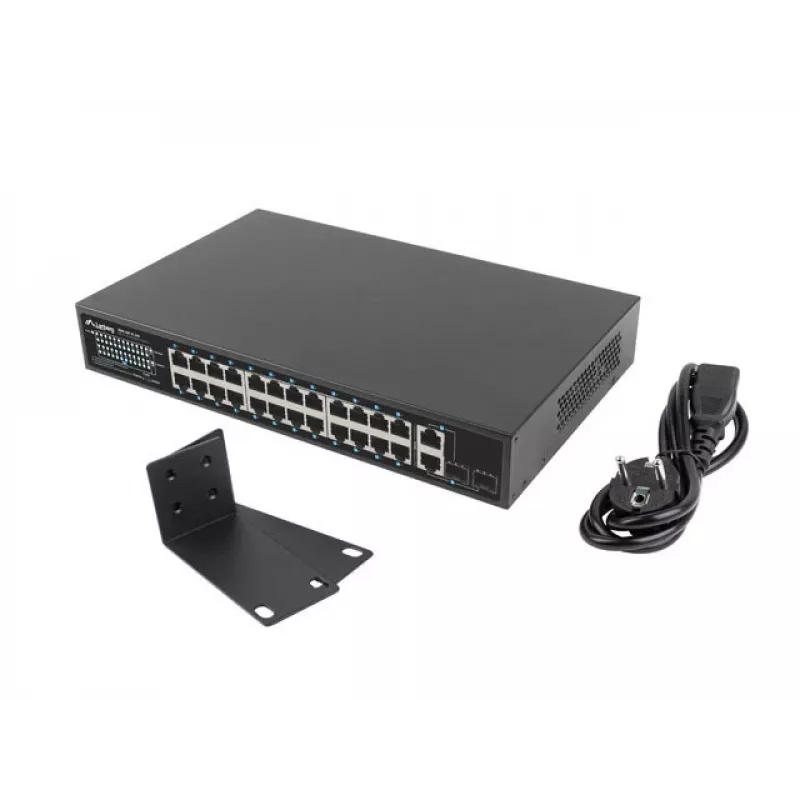 Switch de red Lanberg RSFE-24P-2C-250 no gestionado Gigabit Ethernet (10/100/1000)