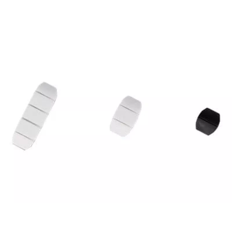 Sujetacables DeLOCK trapezoidal autoadhesivo set combinado 10 uds. negro blanco