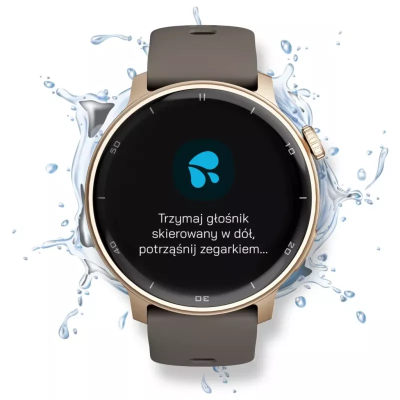 Smartwatch Stelio STSWA101GD Activ GPS 46 mm oro — smartwatch GPS de 46 mm, caja dorada