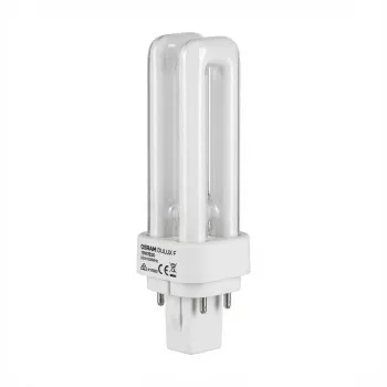 Lámpara fluorescente compacta Osram DULUX F24 EM V 12W 840 2G10, 12 W, 4000 K, 1500 lm, casquillo 2G10