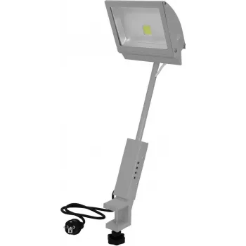 Proyector LED EUROLITE KKL-50 4100K plateado, proyector exterior compacto de alto rendimiento