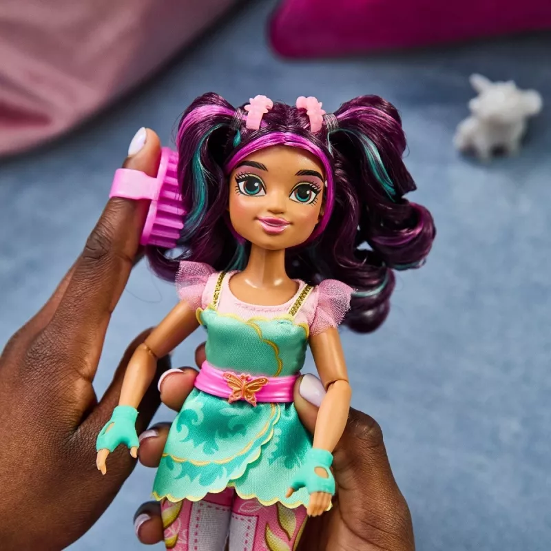 Muñeca de moda Spinmaster Unicorn Academy Ava modelo 6072649 – muñeca de moda con conjunto temático y accesorios