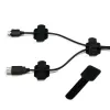 Soporte de pared para cables de velcro LABEL THE CABLE PRO, set de 50 uds. - negro