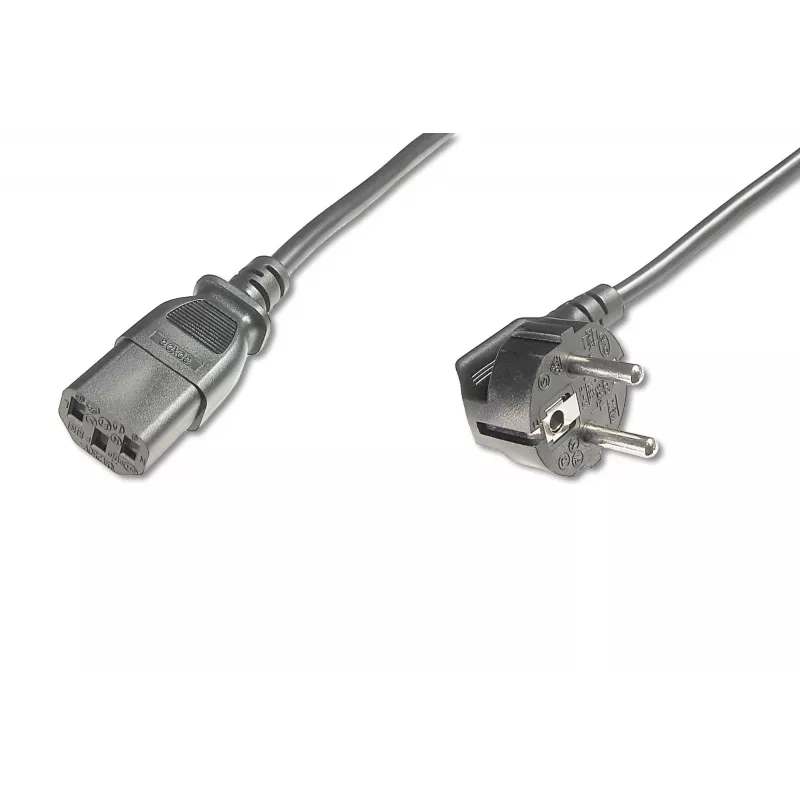 Cable de alimentación Digitus AK-440100-018-S 1,8 m CEE7/7 a IEC C13