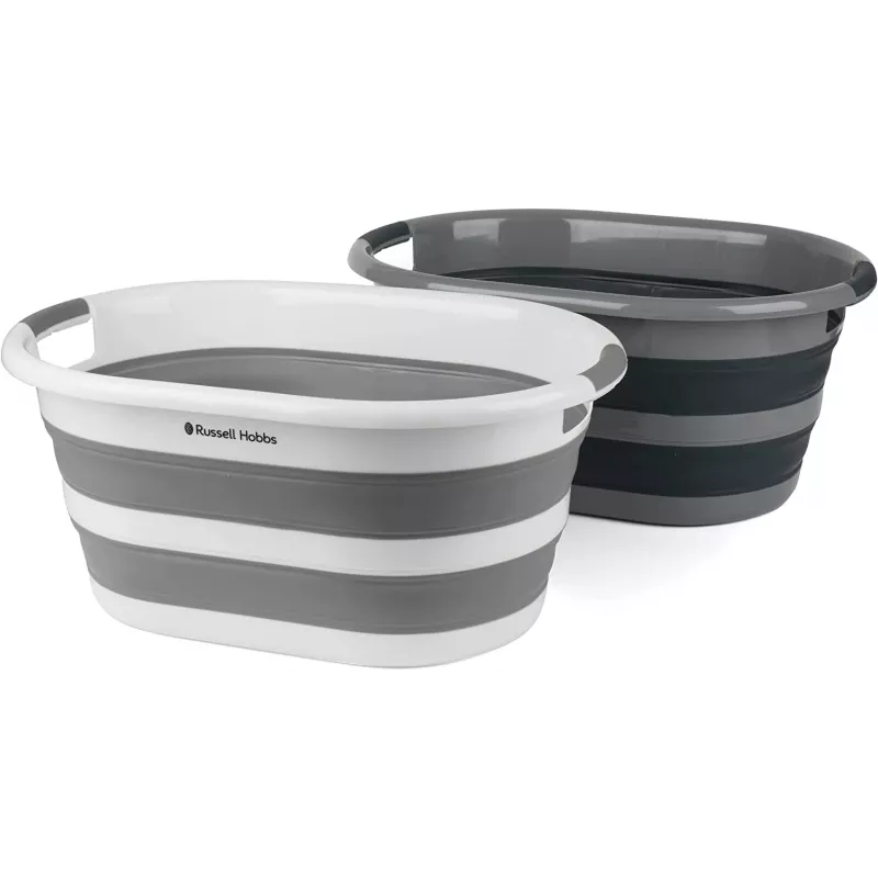 Cesto de ropa Russell Hobbs LA053879GRYFEU7 27L plegable