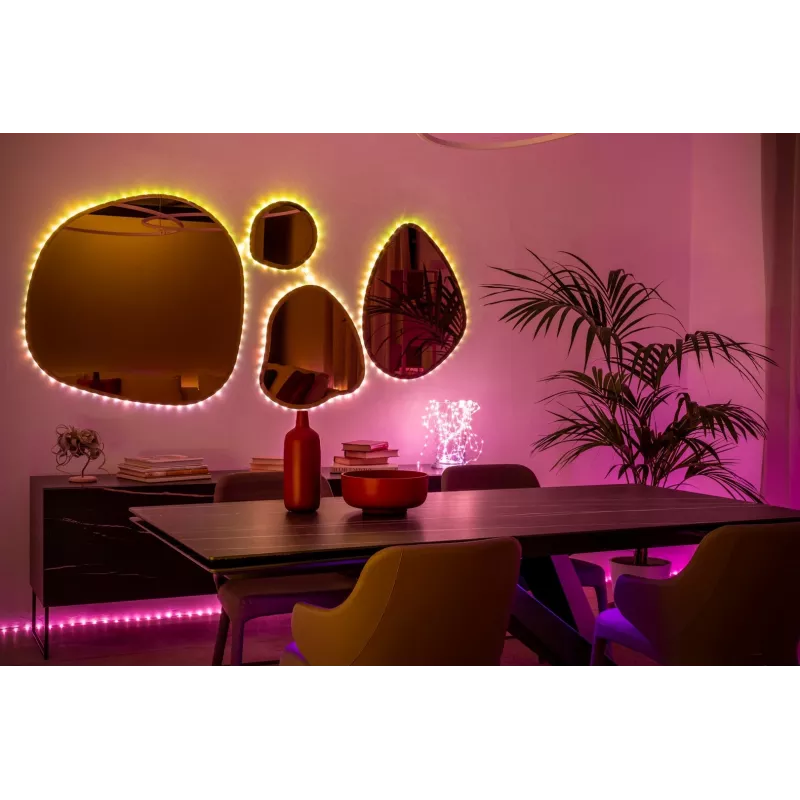Twinkly Dots 60 RGB USB luces inteligentes, 3 m, negro
