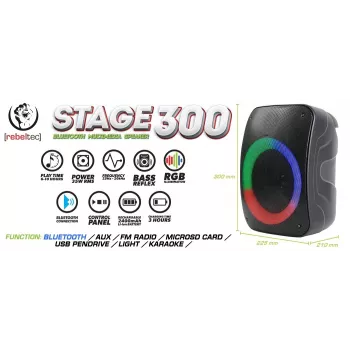 Altavoz Bluetooth Rebelt ec STAGE 300
