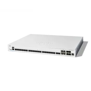 Switch de red Cisco Catalyst C1300-24XS gestionado L2/L3, 480 Gbit/s de capacidad de conmutación, consola RJ-45/USB-C, tabla MAC de 16.000, gris, 4,15 kg