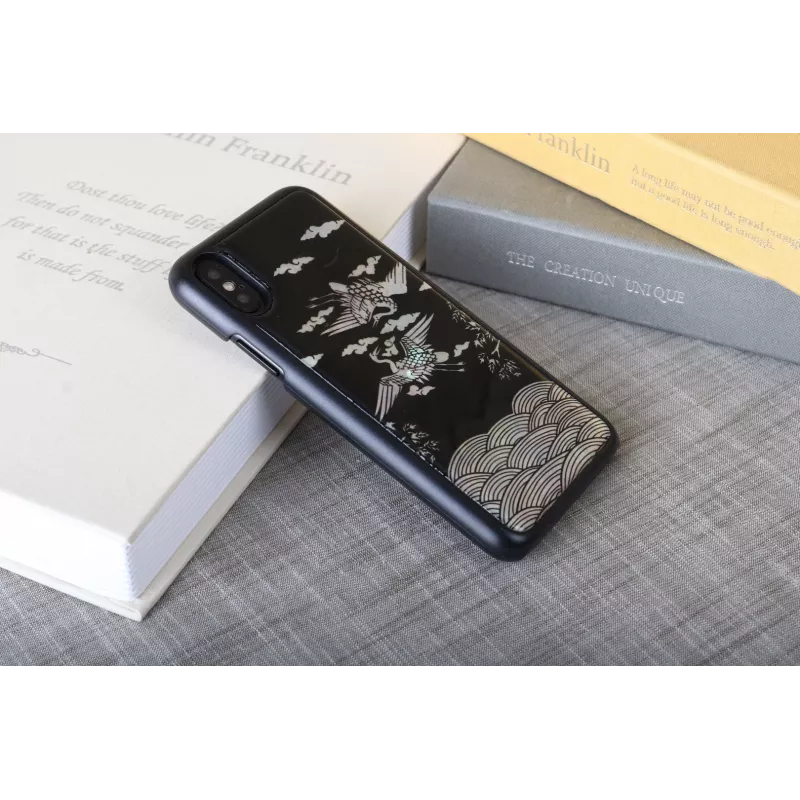 iKins Crane funda para iPhone XS/X, negra, K1697J