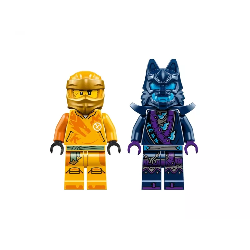 LEGO NINJAGO Mech de combate de Arin, figura de acción, juguete ninja para niños y niñas a partir de 4 años, set Dragons Rising con minifigura de Arin y mini-Kata