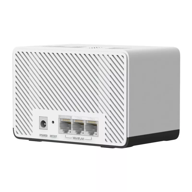 Mercusys Halo H27BE (3 uds.) BE3600 sistema Mesh Wi-Fi 7 para toda la casa, doble banda 688 + 2880 Mbps, MU-MIMO, puertos 1x 2,5 Gbps + 2x 1 Gbps, antenas internas, hasta 650 m2