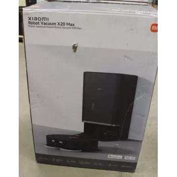 SALE OUT. Xiaomi Robot Vacuum X20 Max EU | Xiaomi Robot Vacuum | X20 Max EU | Húmedo y seco | 5200 mAh | 8000 Pa | Negro | USADO, ARAÑAZOS, SUCIO, SIN MANUAL