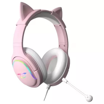 Auriculares Subsonic Spectra LED Gaming Headset Sweety rosa