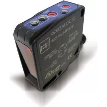 Sensor fotoeléctrico Datalogic S62-PA-5-M11-PP, carcasa de ABS negra, IP67, 18×50×50 mm
