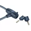 Cable para bicicleta con llave 10 mm - YCK0/10/60/2 negro