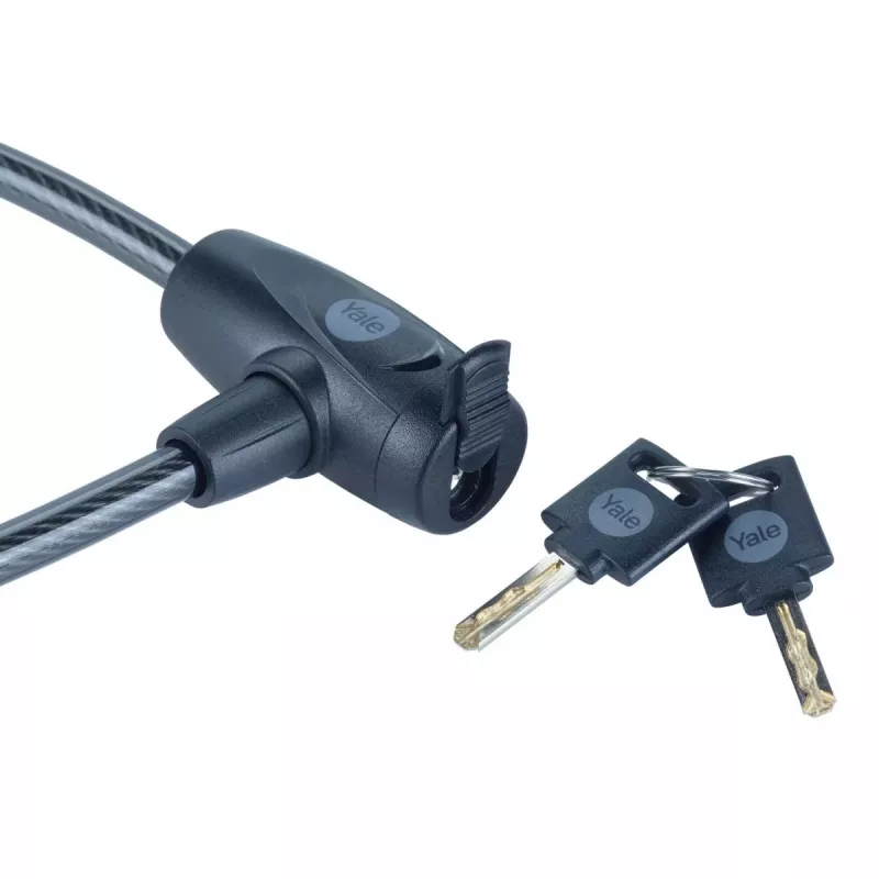 Cable para bicicleta con llave 10 mm - YCK0/10/60/2 negro