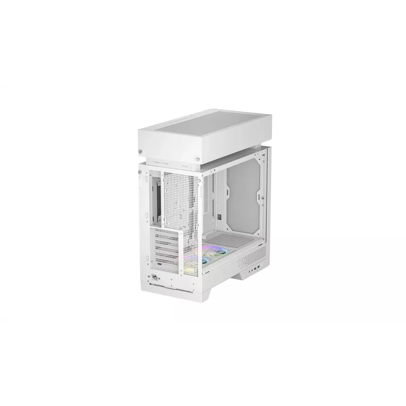 Caja de PC DeepCool CL660 WH Blanca — ATX/Micro-ATX/Mini-ITX, cristal templado, compatible con fuentes ATX/PS2/SFX/SFX‑L