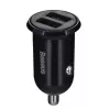 Cargador de coche Baseus Gain Pro universal negro – 2× USB 2.0, 2,4 A por puerto, entrada 12–24 V, salida 5 V