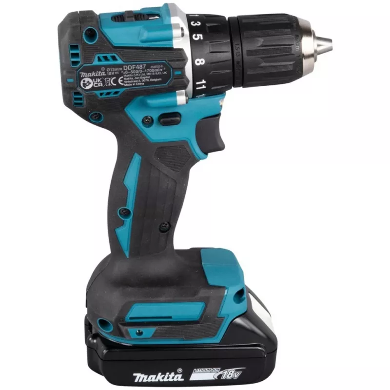 Makita DDF487RAJ Atornillador eléctrico/atornillador de impacto 1700 rpm negro, verde