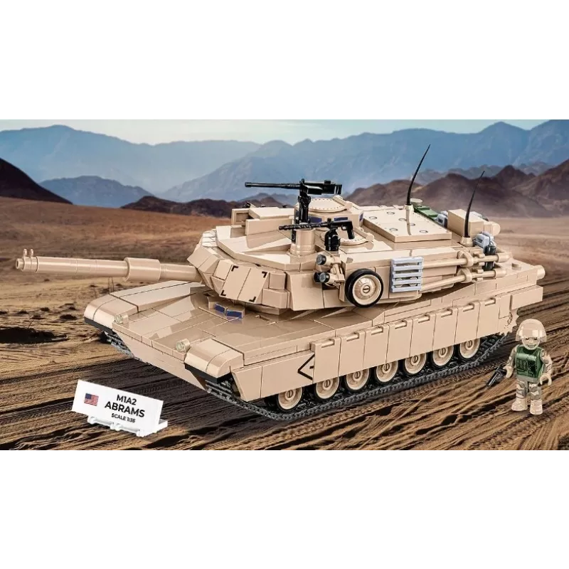 Set de bloques de construcción Cobi M1A2 Abrams 1025 piezas modelo COBI-2632