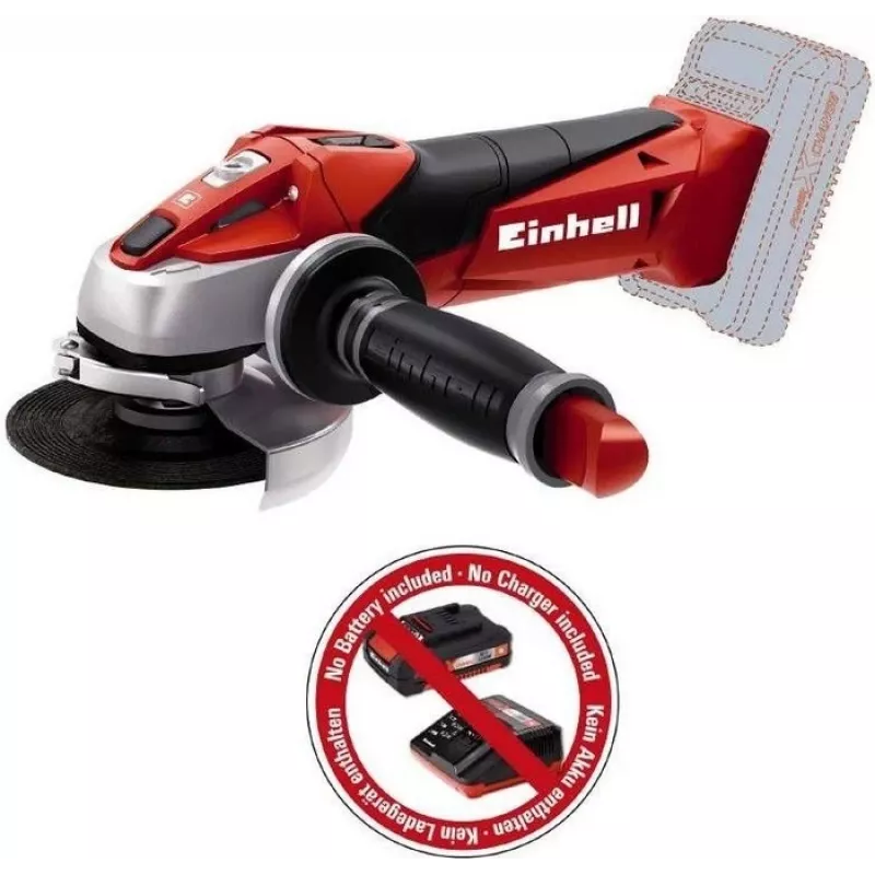 Amoladora angular a batería Einhell TE-AG 18/115 Li-Solo 11,5 cm 8500 rpm 1,21 kg