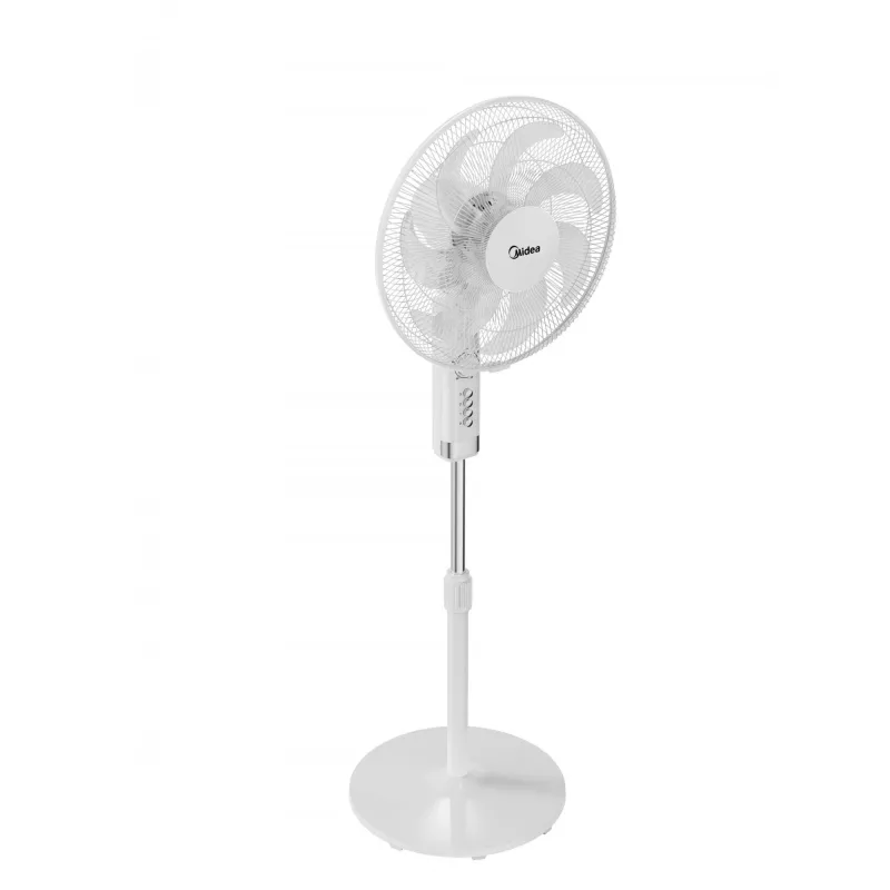 Midea FS40-23MT | Ventilador de pie | Blanco | Diámetro 40 cm | Número de velocidades 3 | Oscilación | 50 W