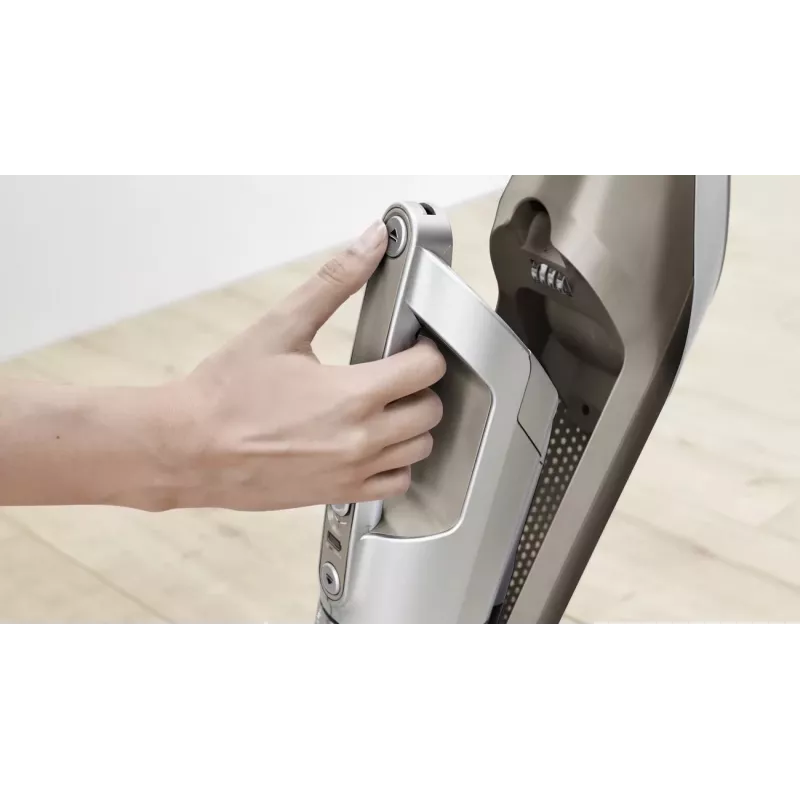 Aspirador escoba/aspiradero de mano Bosch BBH3ALL23 2 en 1 aspirador escoba batería en seco sin bolsa 0,4 l Champán, Metallic