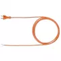 Cable de alimentación BACHMANN Contour 3 m o 244.875 H05BQ-F 2x1 con conector macho Type 24 suelto 244.875 (244.875)