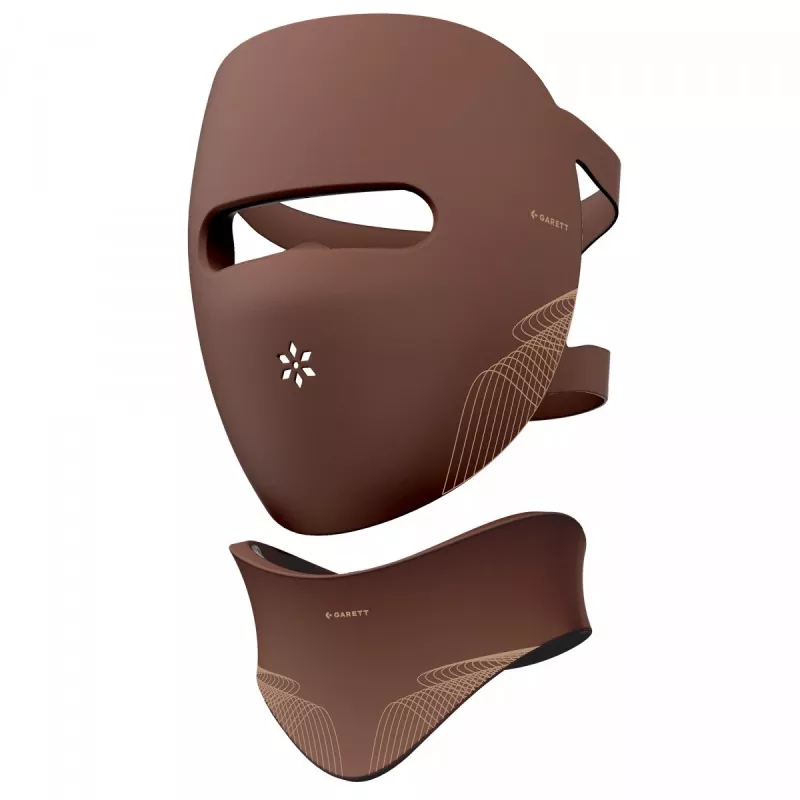 Máscara LED Garett Beauty Skin Ritual Face & Neck, marrón