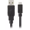 Cable USB 2.0, conector macho USB-A > conector macho Micro-USB (negro, 2,0 metros)