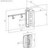 Soporte de pared Maclean para bicicletas, máx. 35 kg, MC-499