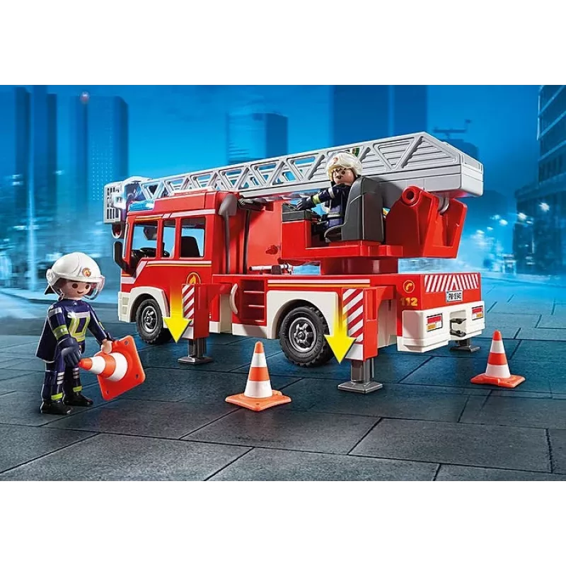 Camión Playmobil escala de bomberos unidad 9463