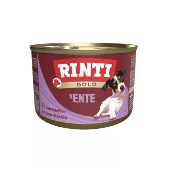 RINTI Gold pato - Comida húmeda para perros - 185 g