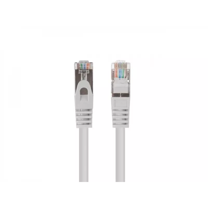 Latiguillo CAT.6 FTP 1M Gris probado Fluke Lanberg pack de 10