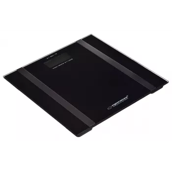 Báscula de baño Esperanza EBS018K – electrónica, 180 kg, negra
