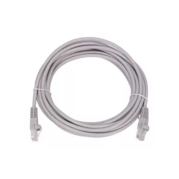 Cable de parcheo de red Extralink Cat5e UTP 5 m — RJ-45 a RJ-45, gris